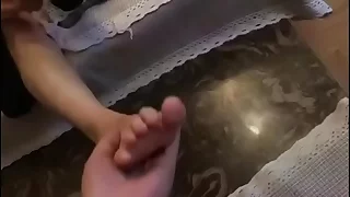 前女友嫩脚丫