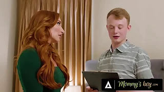MOMMY'S BOY - Grumpy Stepson Gets Aroused In the long run b for a long time Measuring PAWG MILF Sophia Locke's Big Breasts