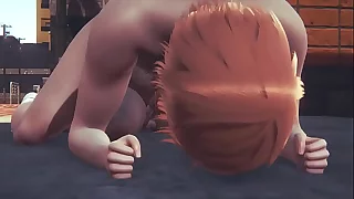 Yaoi Femboy - Seth Femboy threesome and handjob - Sissy crossdress Japanese Asian Manga Anime Coating  Game Porn Gay