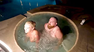 Hot Tub Sex With Blonde Cheating Wife Deliah Evolve into
